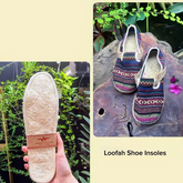 Loofah insoles